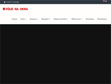 Tablet Screenshot of folienaokna.cz